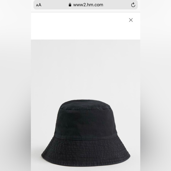 Gray Chambray Bucket Hat H&M - Picture 7 of 7